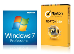 Bundle: Windows 7 Professional OEM with Norton 360 2014