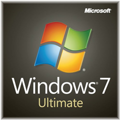 Windows 7 Ultimate SP1 64bit (Full) System Builder OEM DVD 1 Pack (New Packaging)