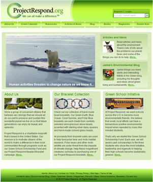 Project Respond website