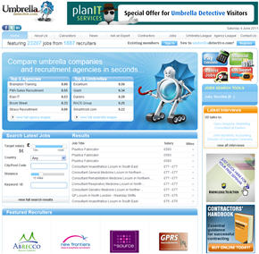 Umbrella Detective website